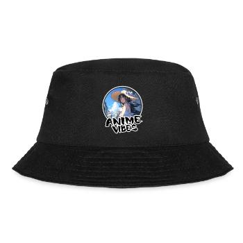 Waifu Anime Girl im Sommerurlaub - Anime Shirt - Bucket Hat - Schwarz - Vorne - Lela (165cm)