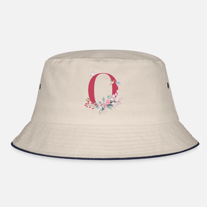 Letter O Floral - Geschenkidee Bucket Hat
