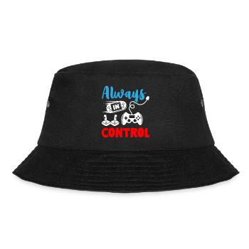 Always in Control Gamer - Bucket Hat - Schwarz - Vorne - Lela (165cm)