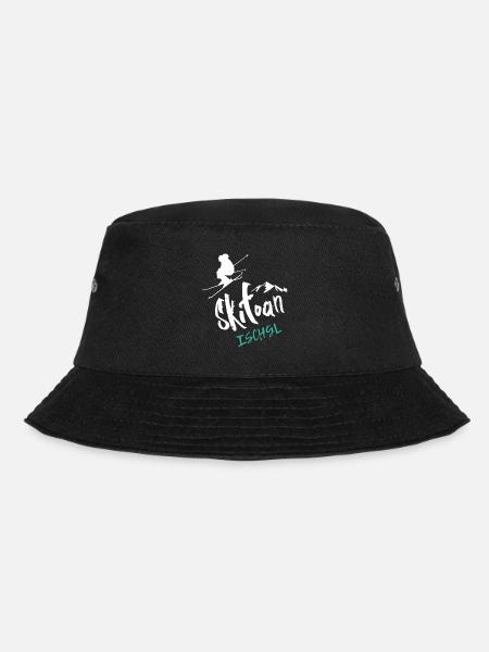 Skifahren Ischgl - Bucket Hat - Schwarz
