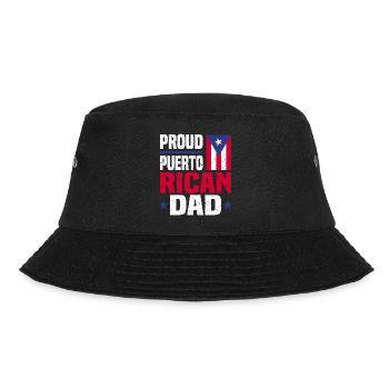 Puerto Rico Geschenkidee | Puerto Ricaner Heimat - Bucket Hat - Schwarz - Vorne - Lela (165cm)