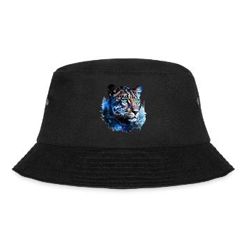Leopard - Bucket Hat - Schwarz - Vorne - Lela (165cm)