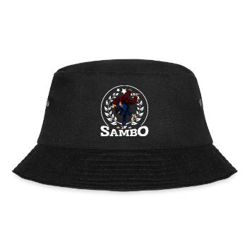 Sambo Martial Arts Wrestling Russia Sport - Bucket Hat - black - Front - Lela (165cm)