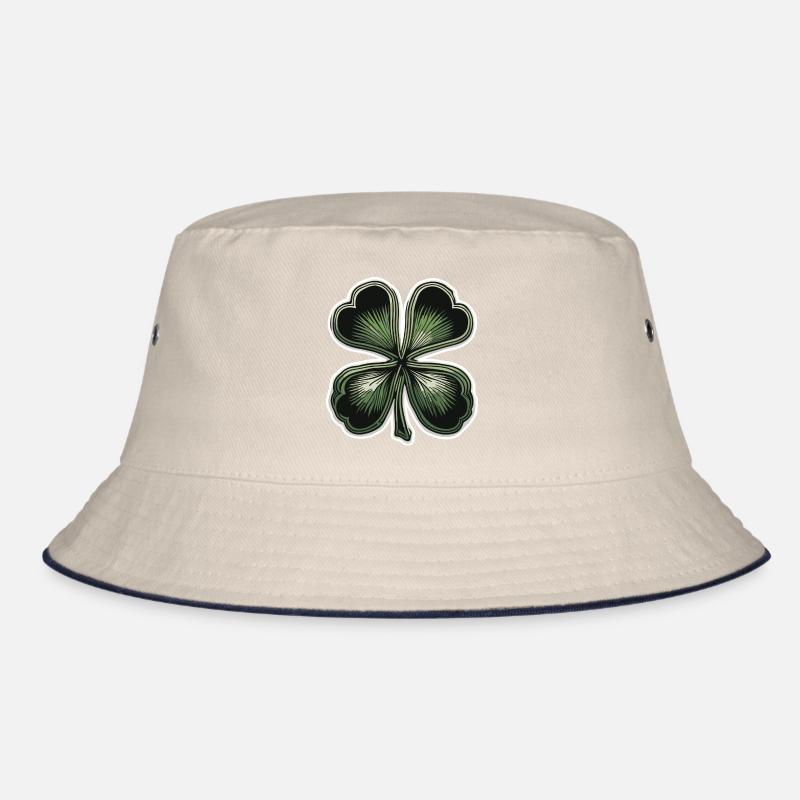 Kleeblatt / Glücksbringer / Symbol / Irish Charm Bucket Hat