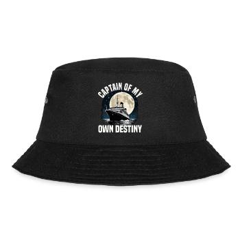 Captain Of My Own Destiny Cruise Ship Vacation - Bucket Hat - Schwarz - Vorne - Lela (165cm)
