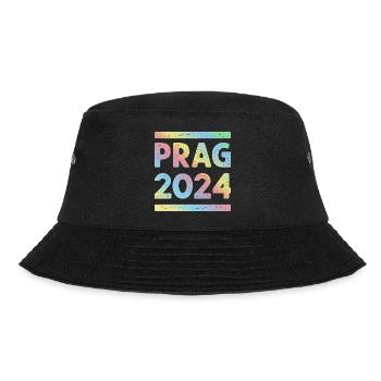 Prag 2024 Bunt Urlaub Team - Bucket Hat - Schwarz - Vorne - Lela (165cm)
