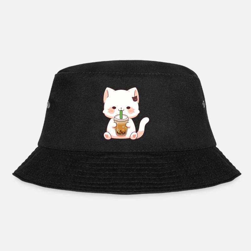Süße Katze #2 - Bucket Hat - Schwarz