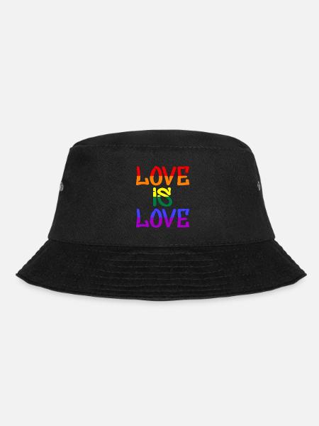 Love is Love - Bucket Hat - Schwarz