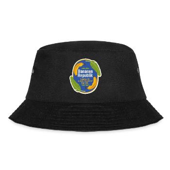 Bananenrepublik - Bucket Hat - Schwarz - Vorne - Lela (165cm)