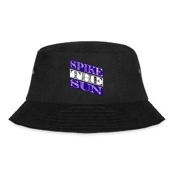 sayings beach volleyball matches - Bucket Hat - Schwarz - Vorne - Lela (165cm)