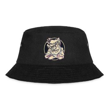 Capitan - Bucket Hat - Schwarz - Vorne - Lela (165cm)