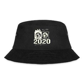 Jahrgang 2020 Retro Geburtstag Geschenk 2020 - Bucket Hat - Schwarz - Vorne - Lela (165cm)