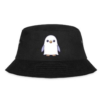 Penguin Halloween Comic Ghost - Bucket Hat - black - Front - Lela (165cm)