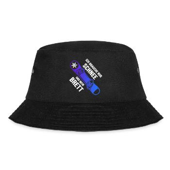 snowboard freestyle snowboarder - Bucket Hat - Schwarz - Vorne - Lela (165cm)