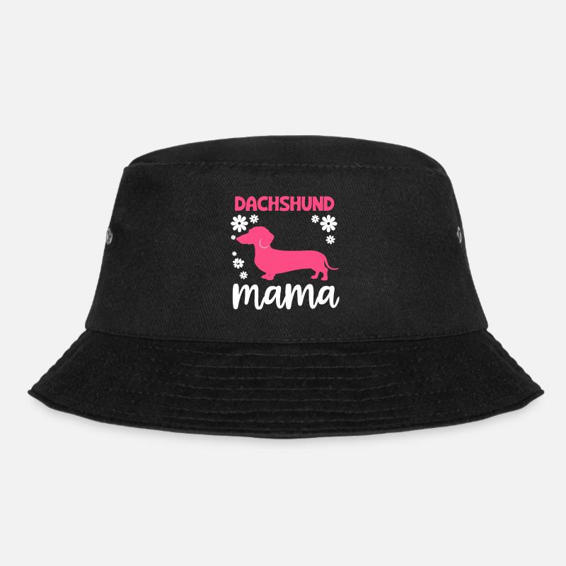 Dackel Hund - Bucket Hat - Schwarz