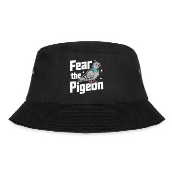 Pigeon Pigeons Animal Bird - Bucket Hat - black - Front - Lela (165cm)