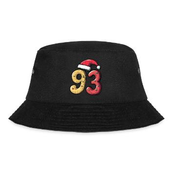 93 Number Christmas Cookie - Bucket Hat - black - Front - Lela (165cm)