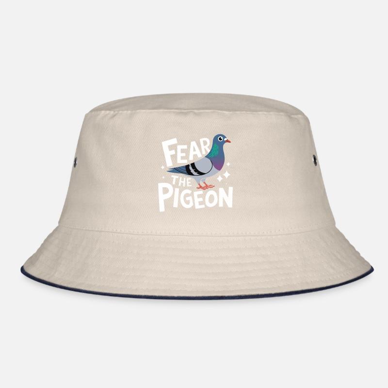 Taube Tauben Tier Vogel Bucket Hat