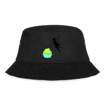 backfee - Bucket Hat - Schwarz - Vorne - Lela (165cm)