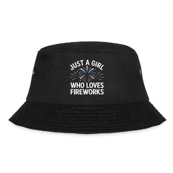 Pyrotechniker Feuerwerk Pyrotechnik - Bucket Hat - Schwarz - Vorne - Lela (165cm)