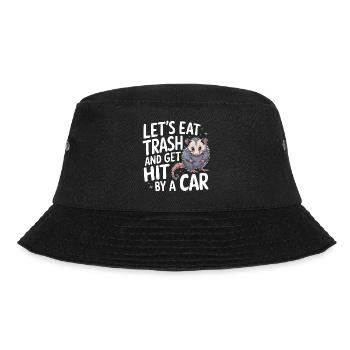 Opossum Possum Animal - Bucket Hat - black - Front - Lela (165cm)