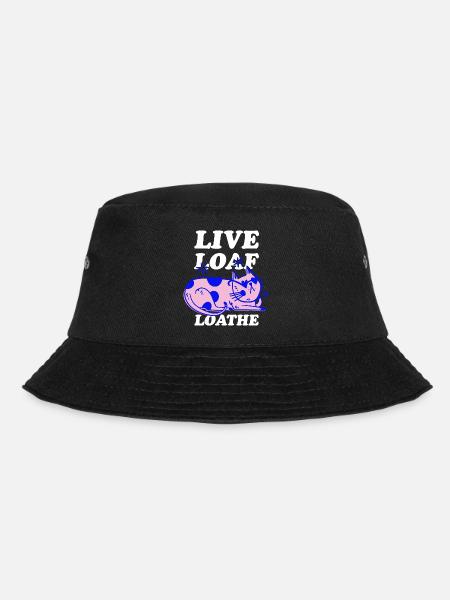 Live Loaf Loathe – Sassy Cat Vibes - Bucket Hat - Schwarz