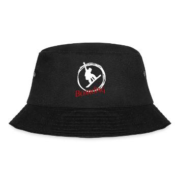 Snowboarder Snowboarding Snowboard - Bucket Hat - Schwarz - Vorne - Lela (165cm)