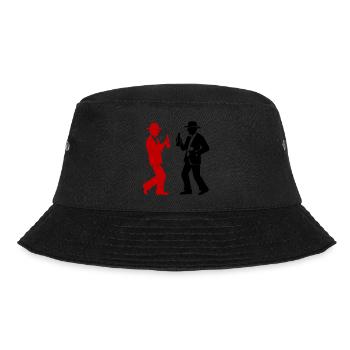 Drinking Team Party - Bucket Hat - Schwarz - Vorne - Lela (165cm)