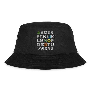 JONAS Vorname Outfit Einschulung Geburtstag Name - Bucket Hat - Schwarz - Vorne - Lela (165cm)