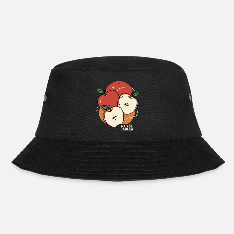 Half an apple - Bucket Hat - black