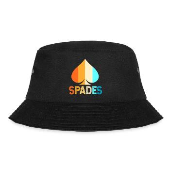 Pik Pikass Spielkarte Kartenspiel - Bucket Hat - Schwarz - Vorne - Lela (165cm)