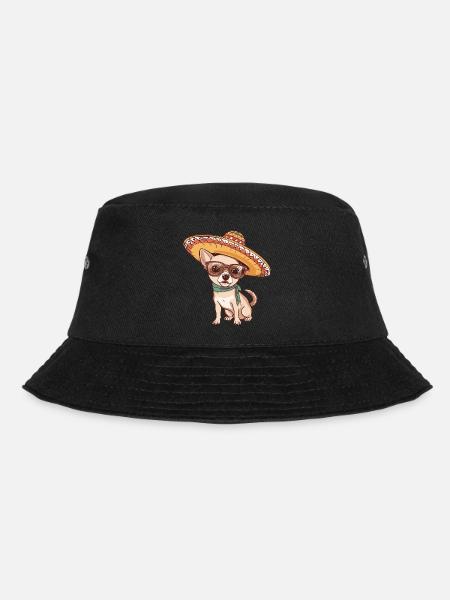 Chihuahua chien drôle sombrero - Bob - noir