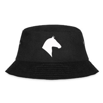 Pferdekopf Silhouette - Bucket Hat - Schwarz - Vorne - Lela (165cm)
