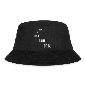 Motivational saying - Bucket Hat - black - Front - Lela (165cm)