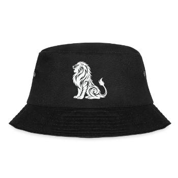 Tribal Löwe Silhouette - Bucket Hat - Schwarz - Vorne - Lela (165cm)