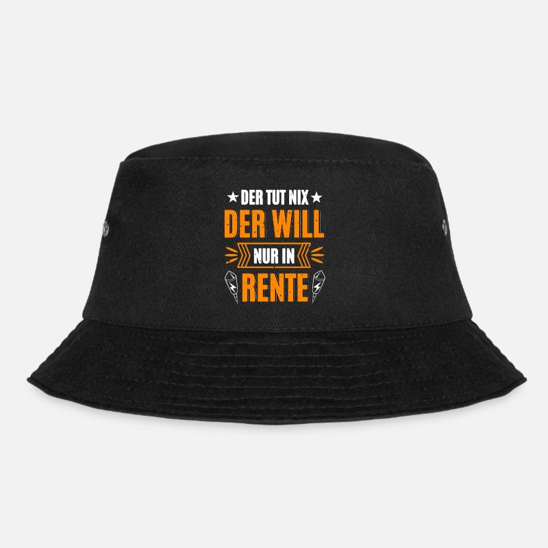 Pyro Retired - Bucket Hat - black