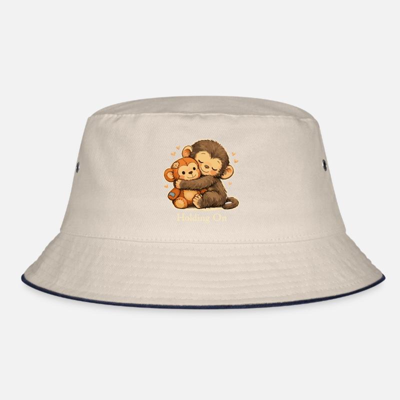 Anxious Monkey Emotional Support Bucket Hat