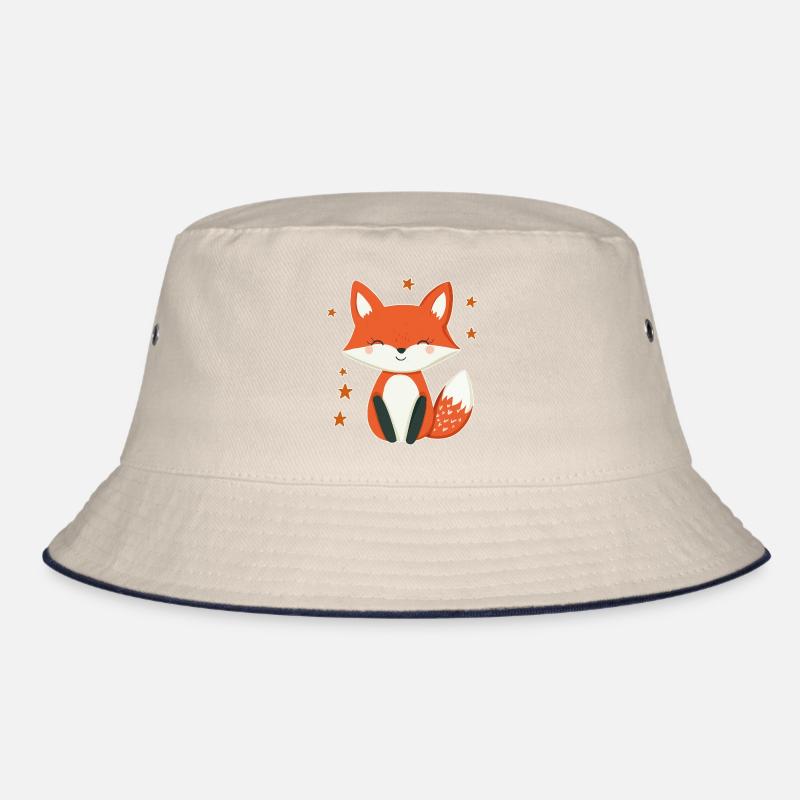 Fuchs und Sterne Bucket Hat