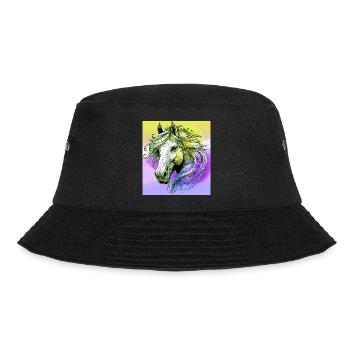 horse - Bucket Hat - black - Front - Lela (165cm)