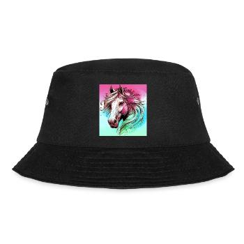 horse - Bucket Hat - black - Front - Lela (165cm)