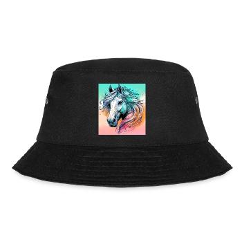 horse - Bucket Hat - black - Front - Lela (165cm)