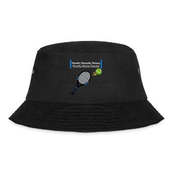 Etymologie: Tennis - Bucket Hat - Schwarz - Vorne - Lela (165cm)