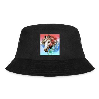 horse - Bucket Hat - black - Front - Lela (165cm)