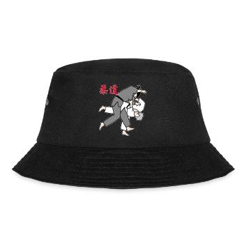 Judo - Uchi mata - Bucket Hat - Schwarz - Vorne - Lela (165cm)