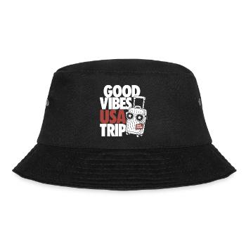 USA Road Trip Design - Bucket Hat - black - Front - Lela (165cm)
