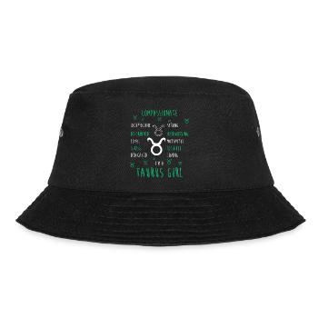 Zodiac sign Taurus - Bucket Hat - black - Front - Lela (165cm)