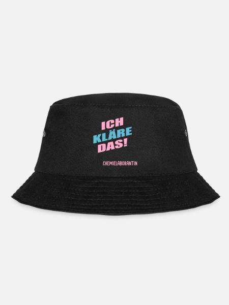 Chemielaborantin Abwasser_Proben - Bucket Hat - Schwarz
