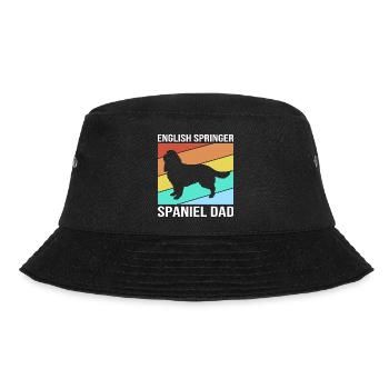 Springer Spaniel - Bucket Hat - Schwarz - Vorne