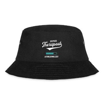 Therapeut Ausbildung Krankengymnastik Physio Azubi - Bucket Hat - Schwarz - Vorne - Lela (165cm)