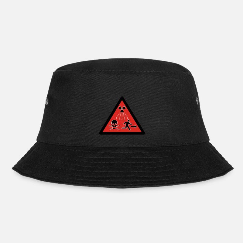 Piktogramm Radioactive Neu - Bucket Hat - Schwarz